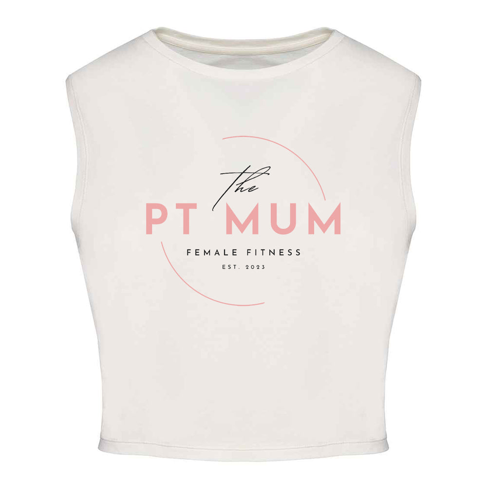 The PT Mum - Ladies Cropped Tank Top