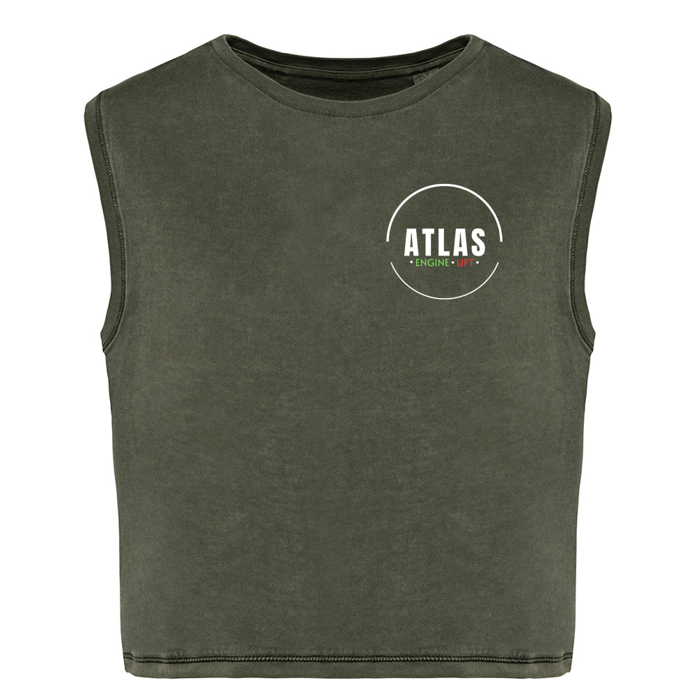 Atlas - Ladies Cropped Tank Top