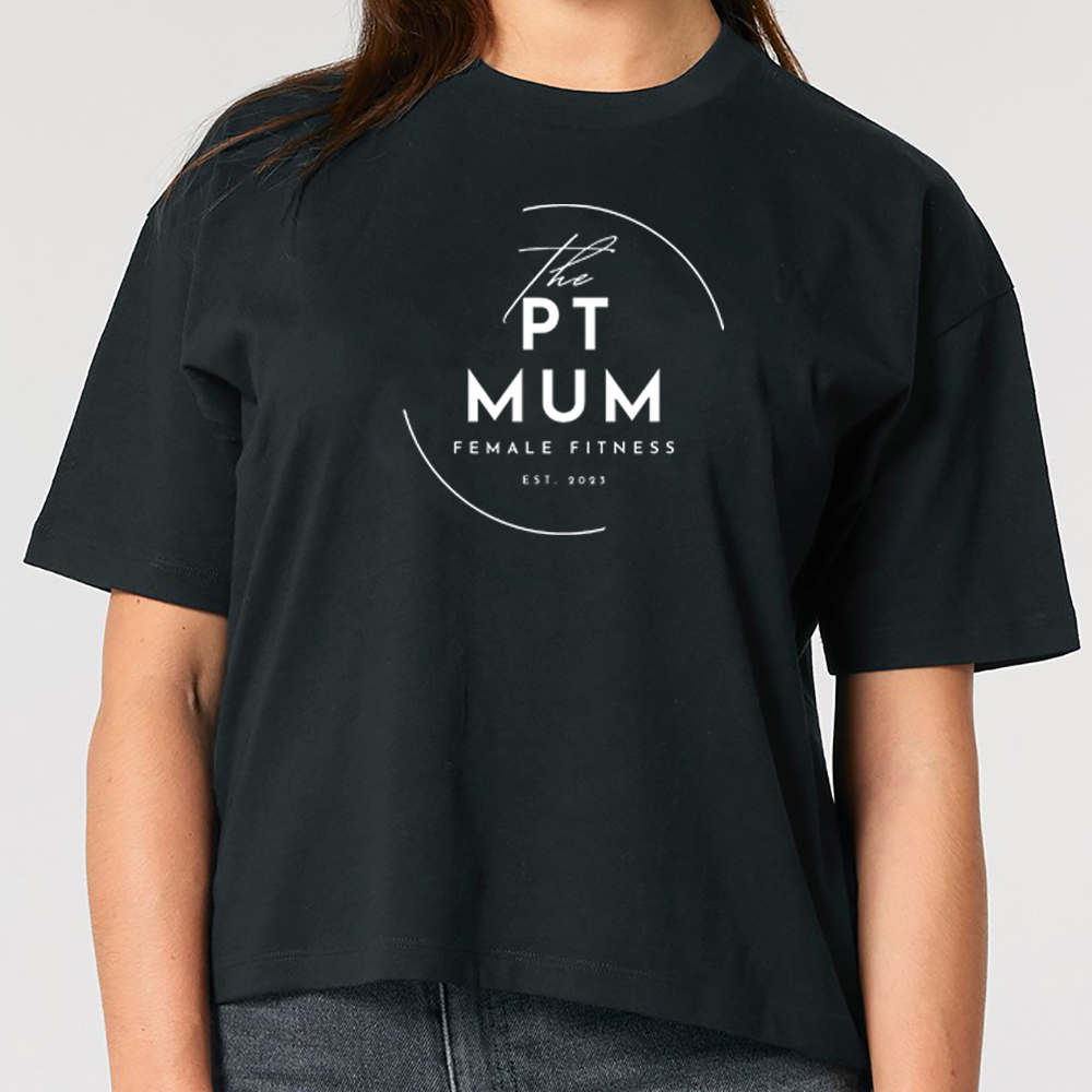 The PT Mum - Cropped Boxy Tee