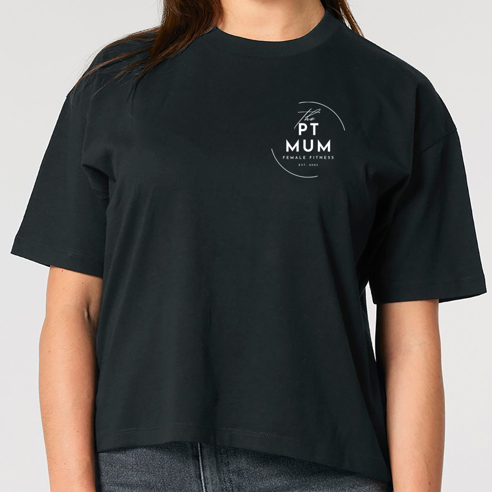 The PT Mum - Cropped Boxy Tee