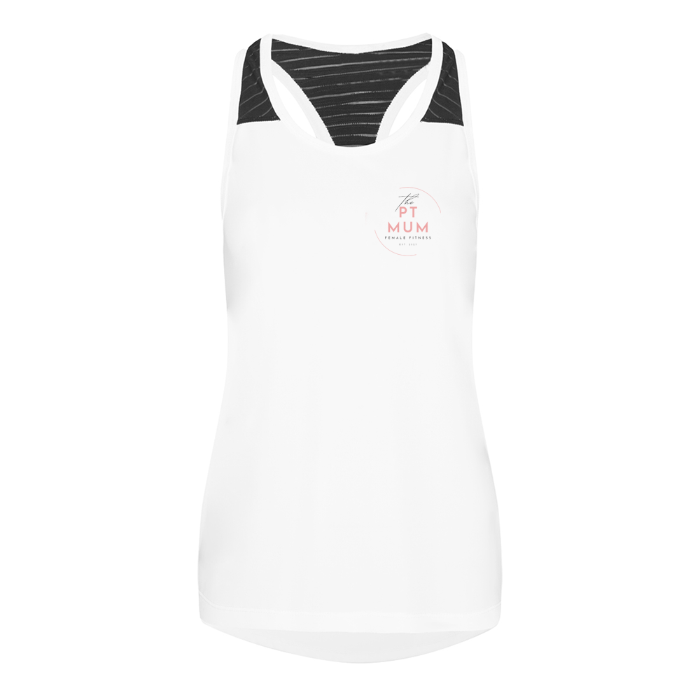 The PT Mum - Racer back Ladies Sports Vest