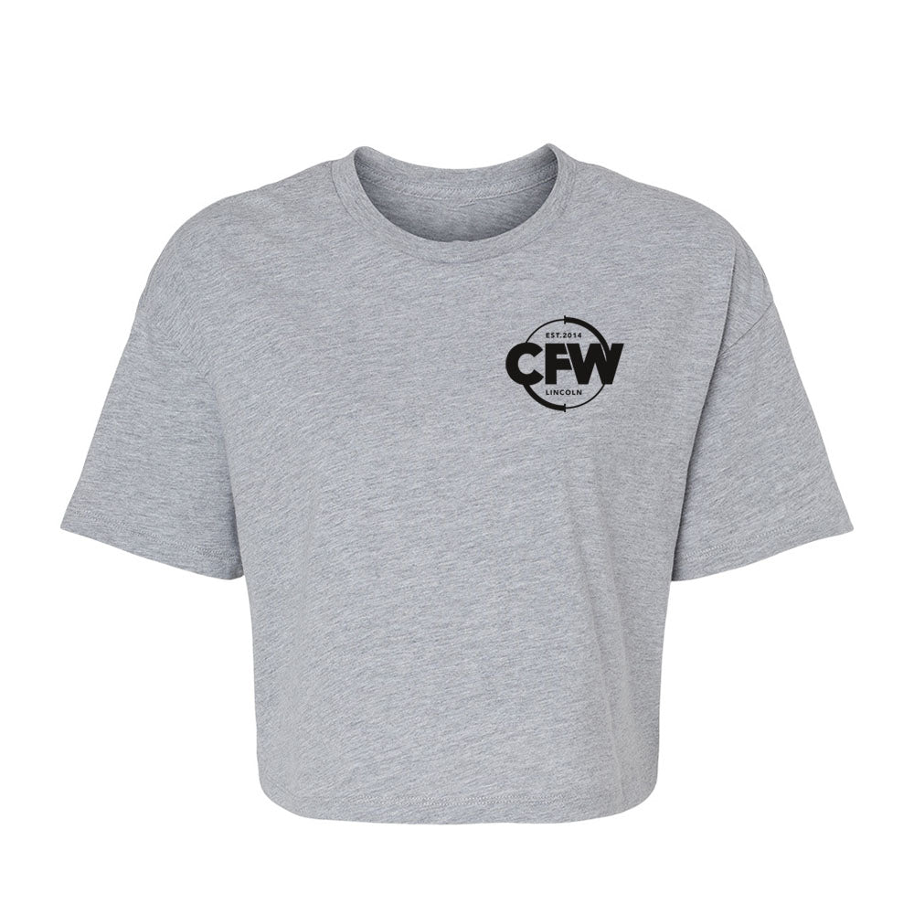 CrossFit Witham Lincoln - Cropped T shirt - Circle Print