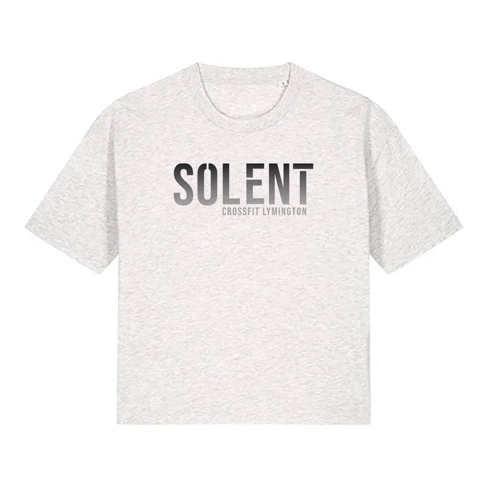 SOLENT LYMINGTON - Ladies Boxy short T shirt - Standard print
