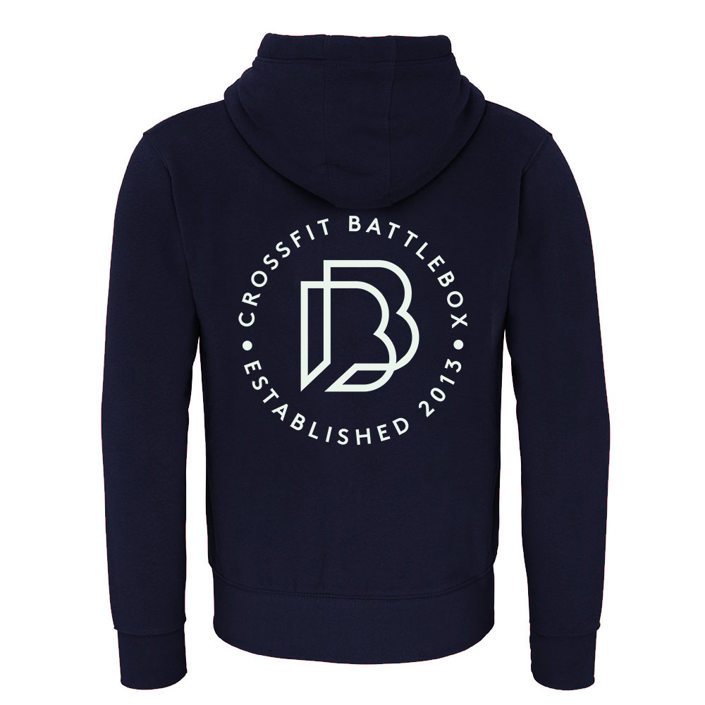 Battle Box Heavy Weight Zip Up Hoodie