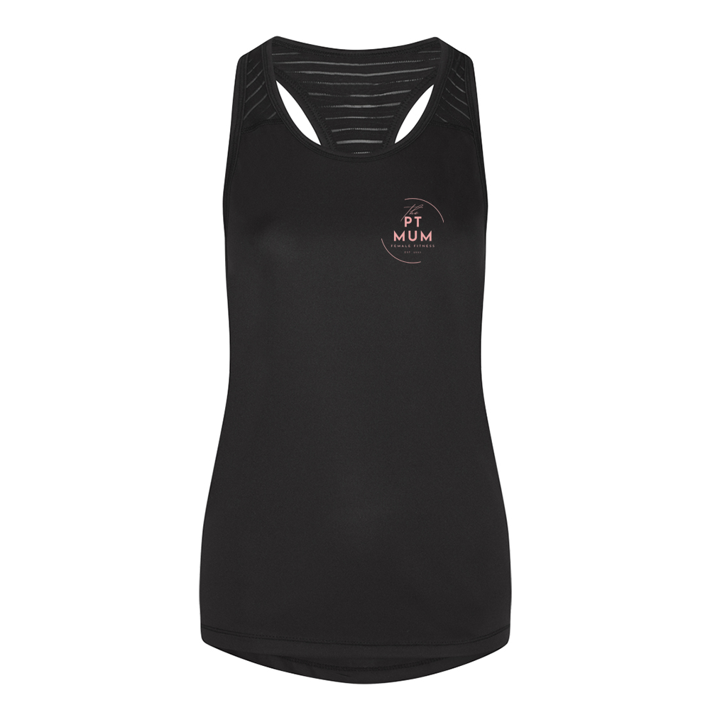 The PT Mum - Racer back Ladies Sports Vest