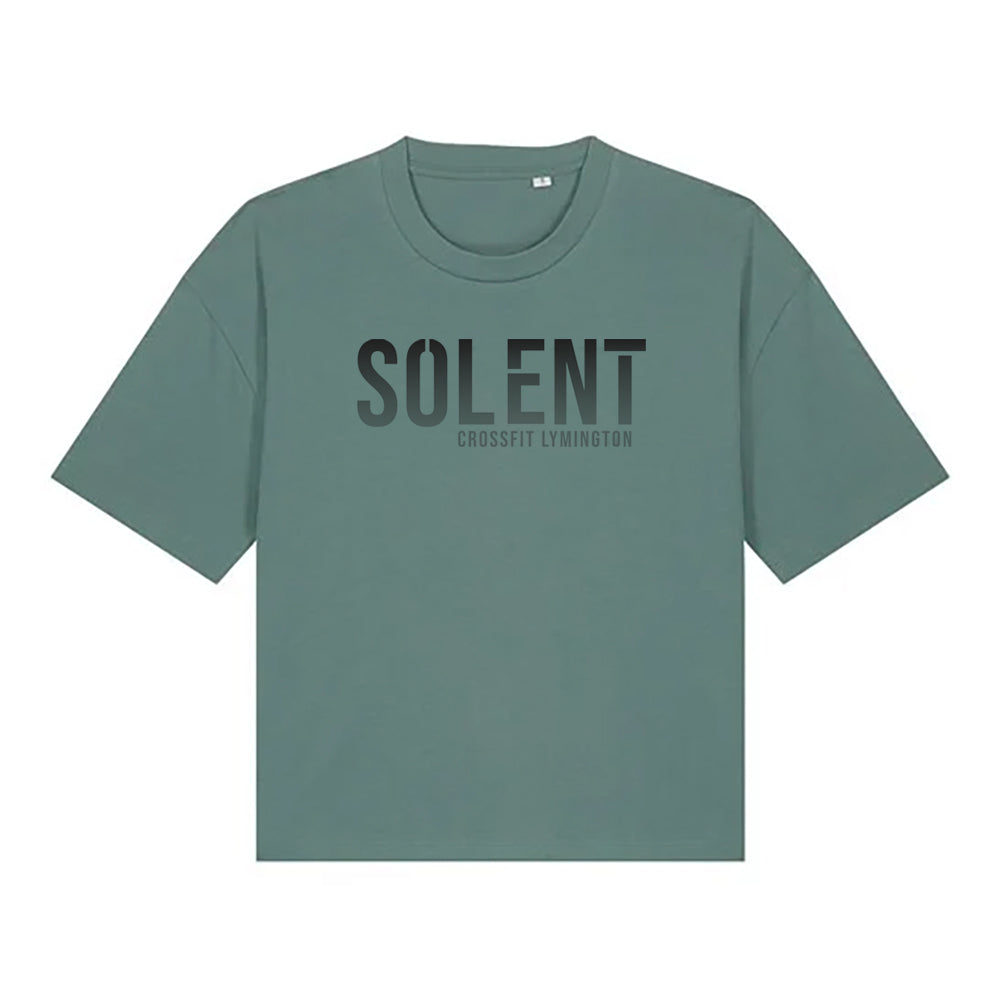 SOLENT LYMINGTON - Ladies Boxy short T shirt - Standard print