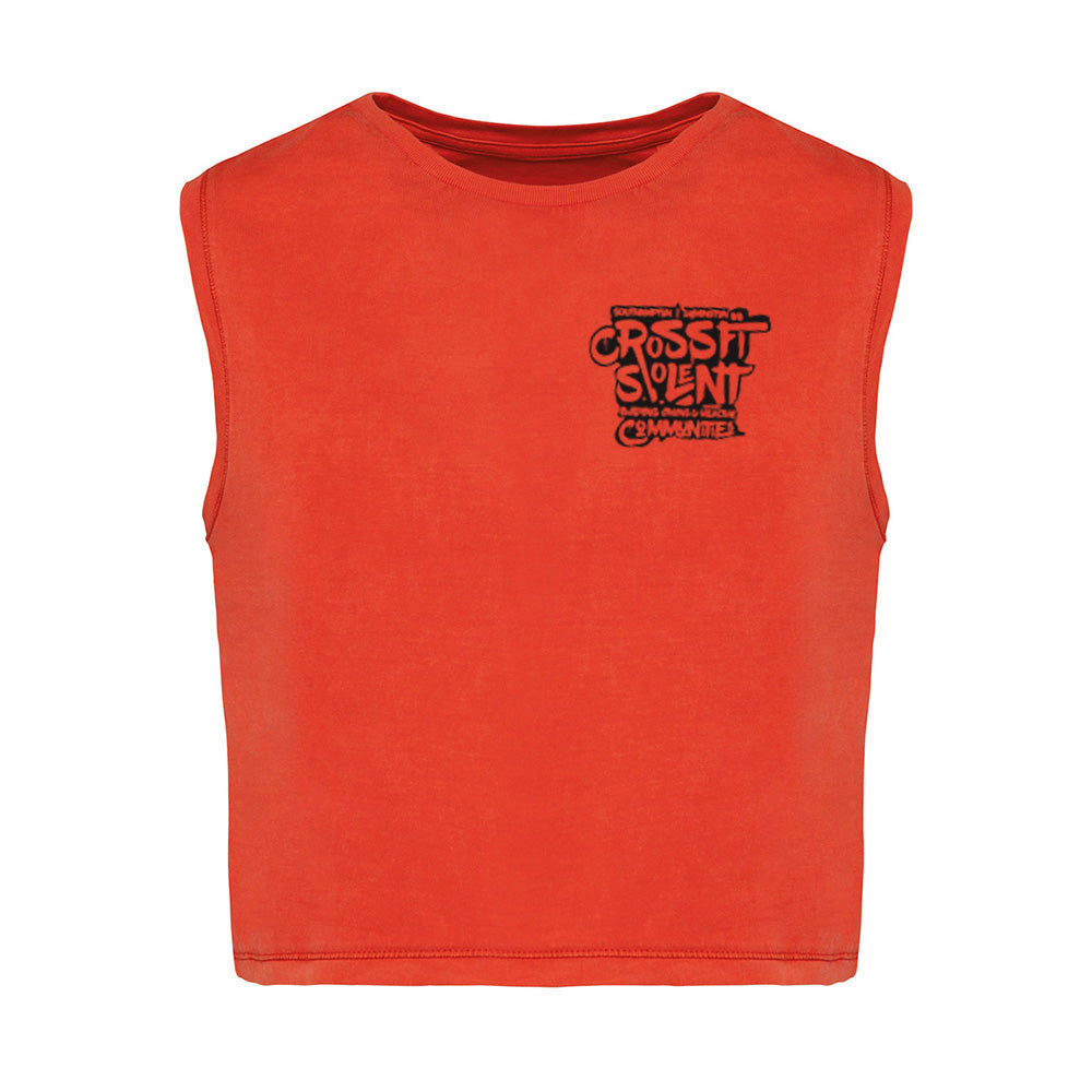 SOLENT CROSSFIT - Cropped Vest - Community Print