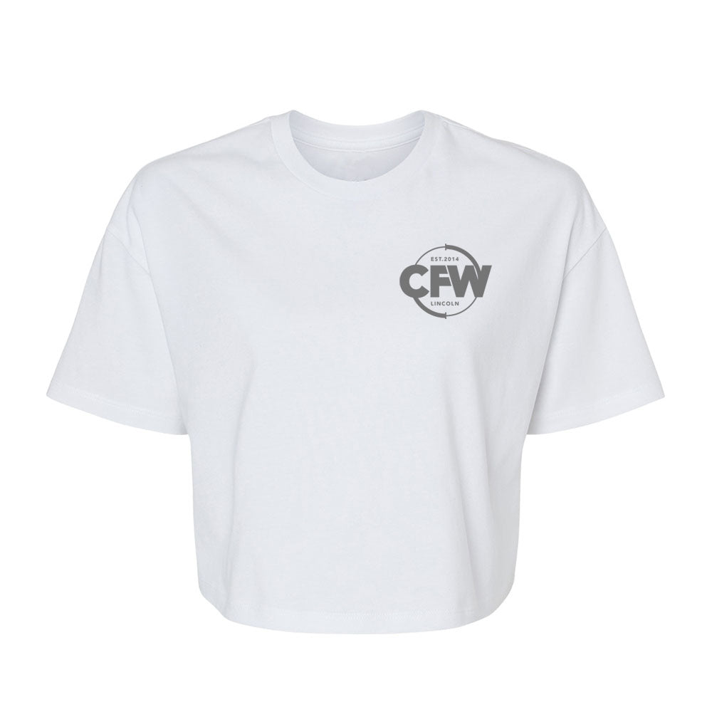 CrossFit Witham Lincoln - Cropped T shirt - Circle Print