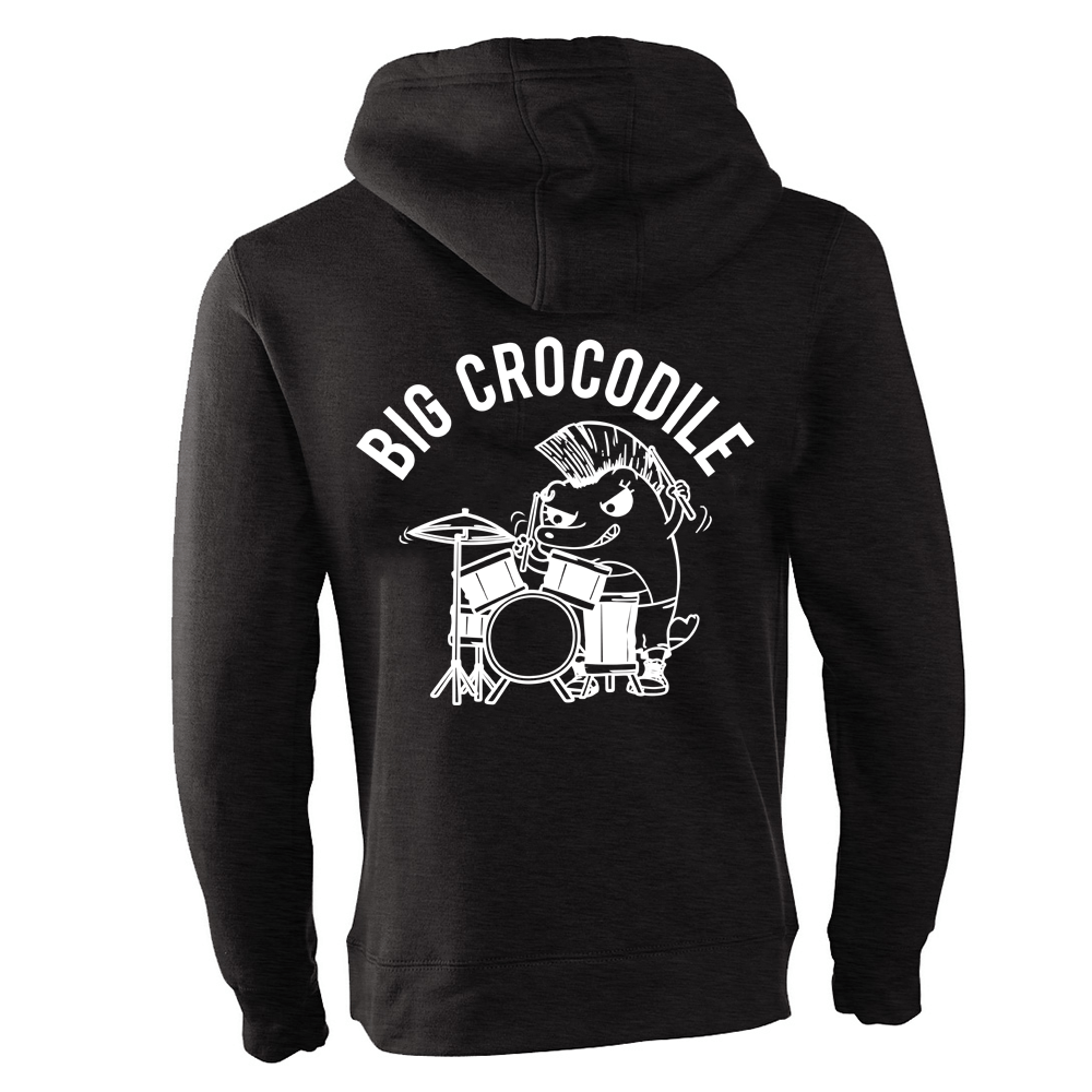 Choose Your Croc Fleece Lined Zip Up Hoodie - Big Crocodile