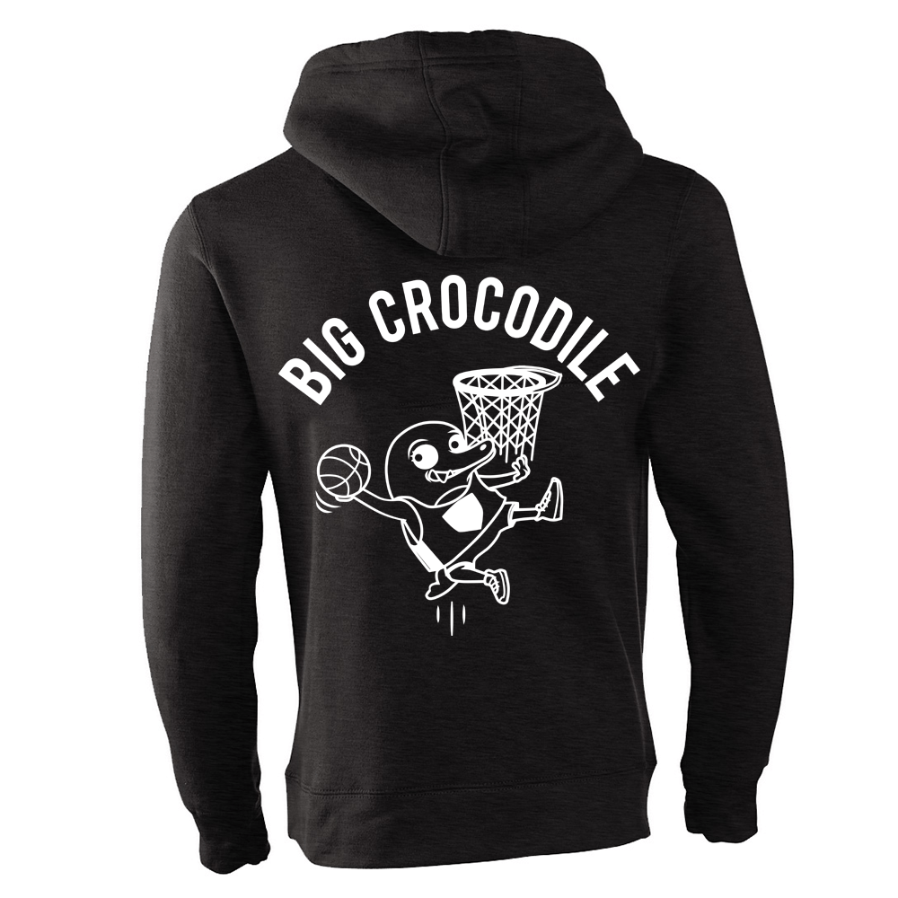 Choose Your Croc Fleece Lined Zip Up Hoodie - Big Crocodile
