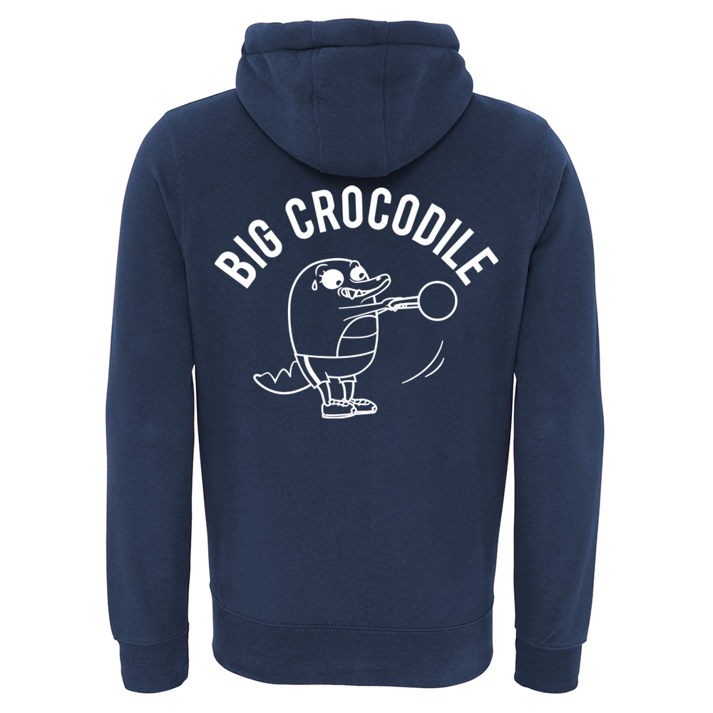 Choose Your Croc Fleece Lined Zip Up Hoodie - Big Crocodile