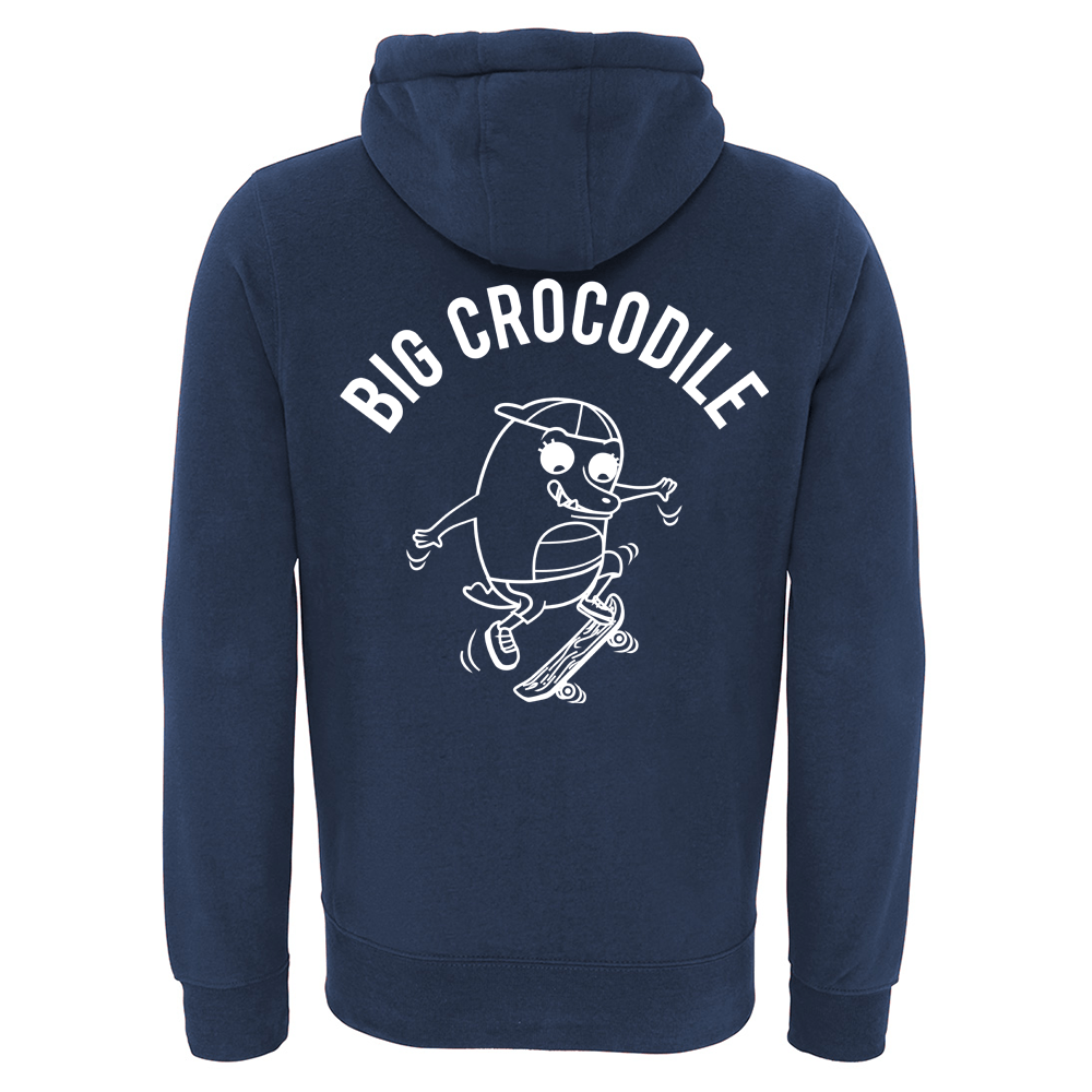Choose Your Croc Fleece Lined Zip Up Hoodie - Big Crocodile