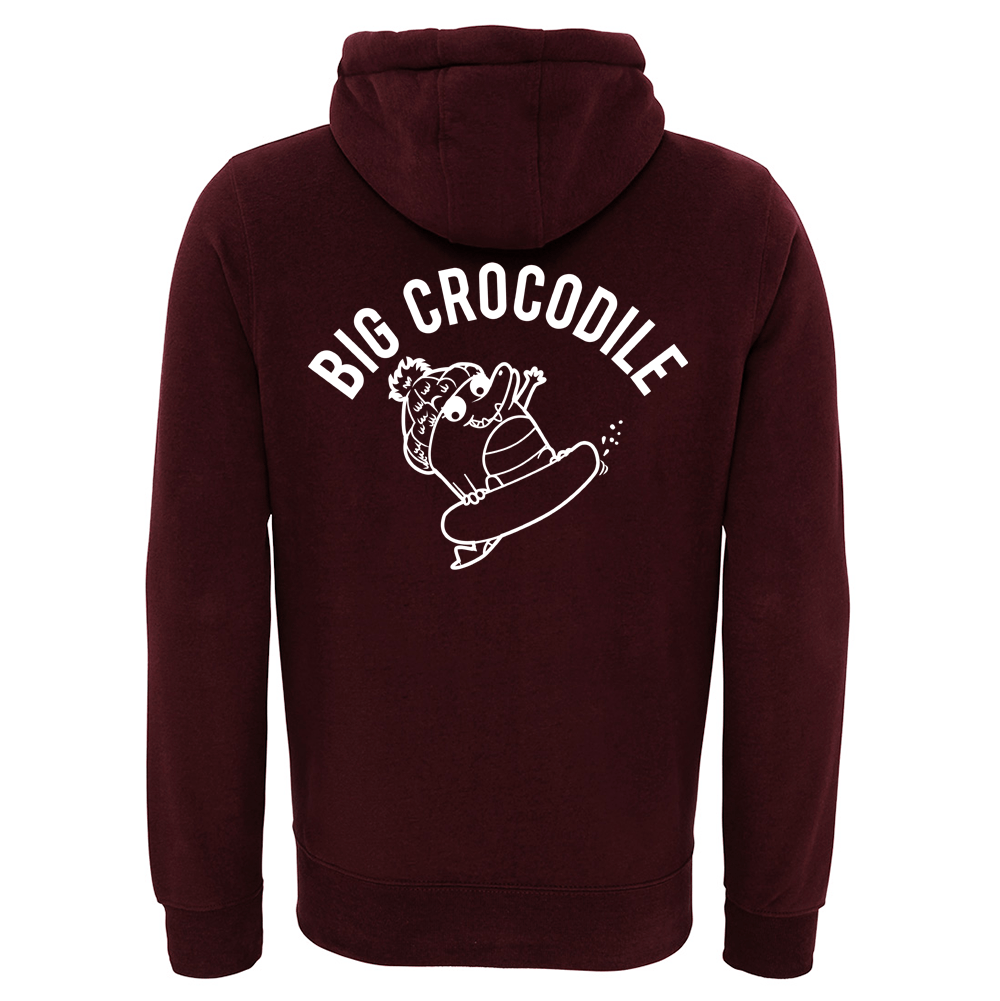 Choose Your Croc Fleece Lined Zip Up Hoodie - Big Crocodile