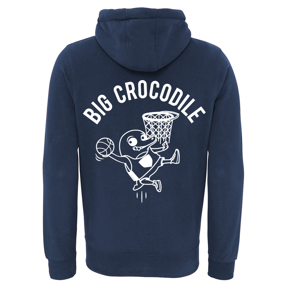 Choose Your Croc Fleece Lined Zip Up Hoodie - Big Crocodile