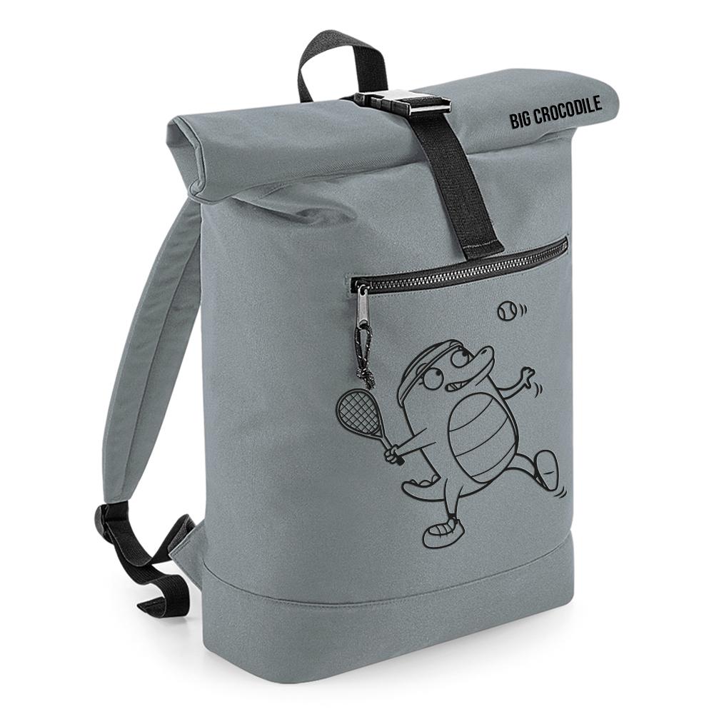 Grey - Roll Top Ruck Sack - Choose Your Croc
