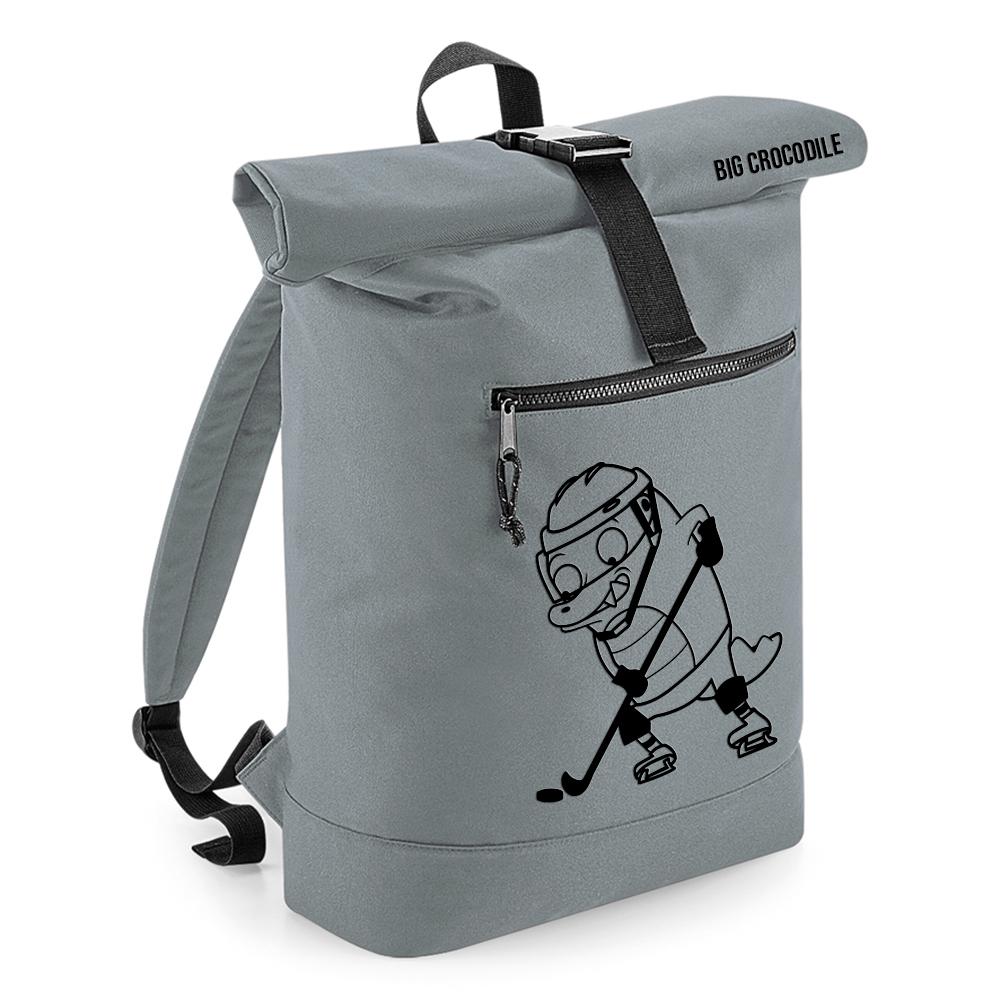 Grey - Roll Top Ruck Sack - Choose Your Croc
