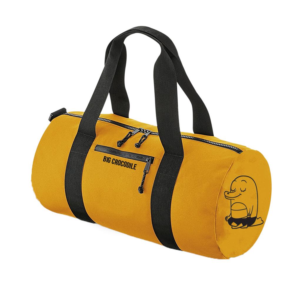 Mustard Barrel Bag - Choose Your Croc