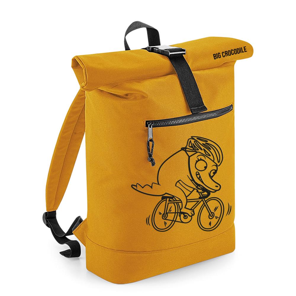 Mustard - Roll Top Ruck Sack - Choose Your Croc