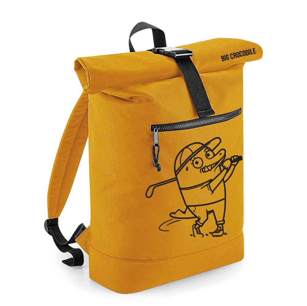 Mustard - Roll Top Ruck Sack - Choose Your Croc