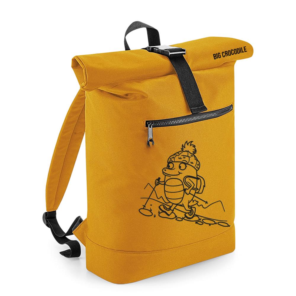 Mustard - Roll Top Ruck Sack - Choose Your Croc