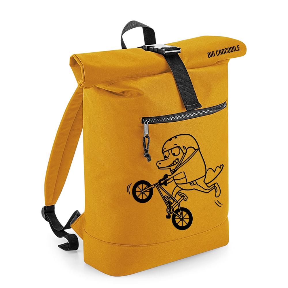 Mustard - Roll Top Ruck Sack - Choose Your Croc