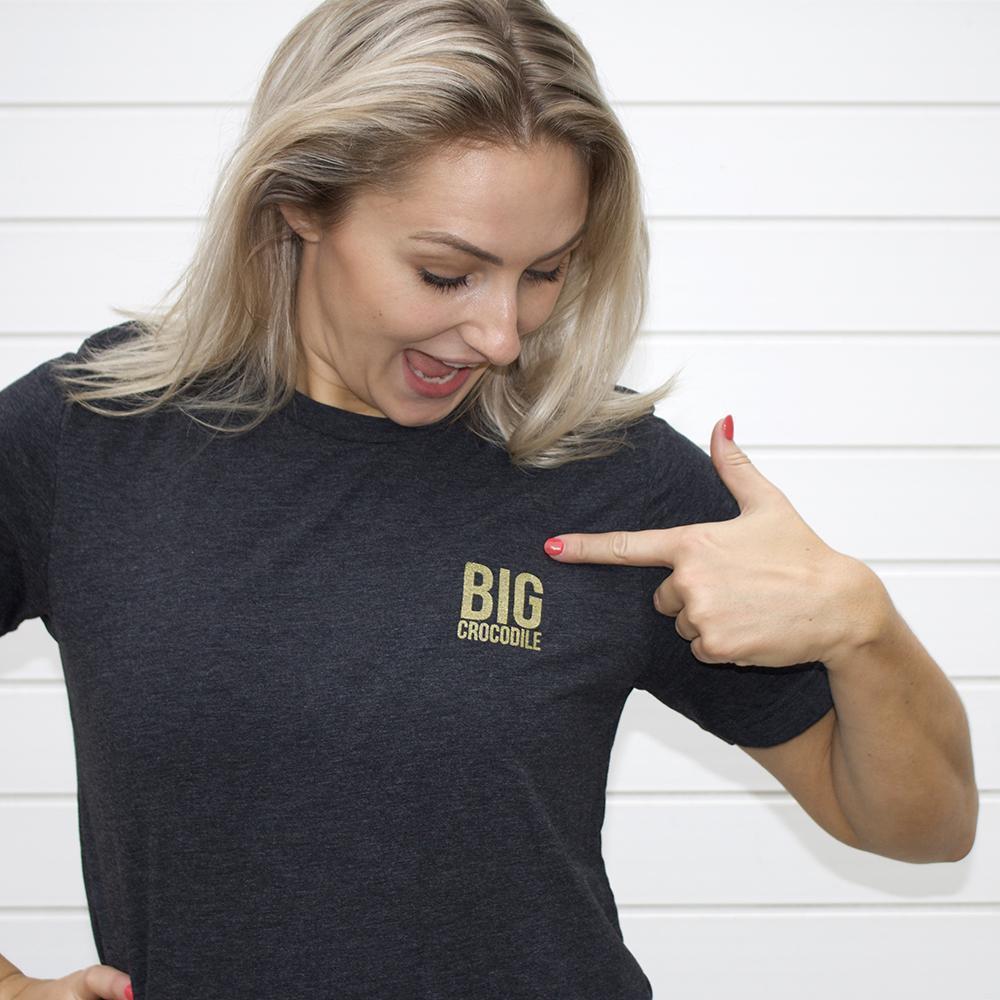 Gold Logo Classic Tee - Big Crocodile