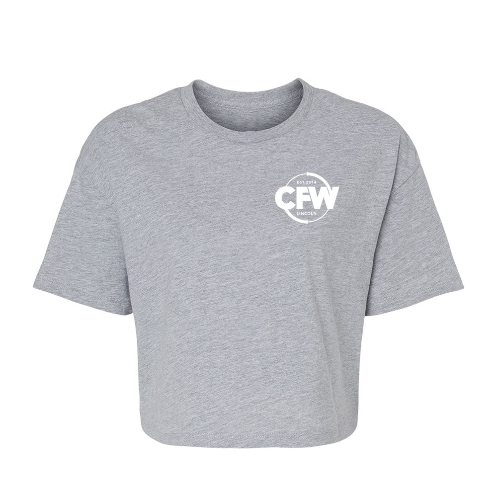 CrossFit Witham Lincoln - Cropped T shirt - Circle Print
