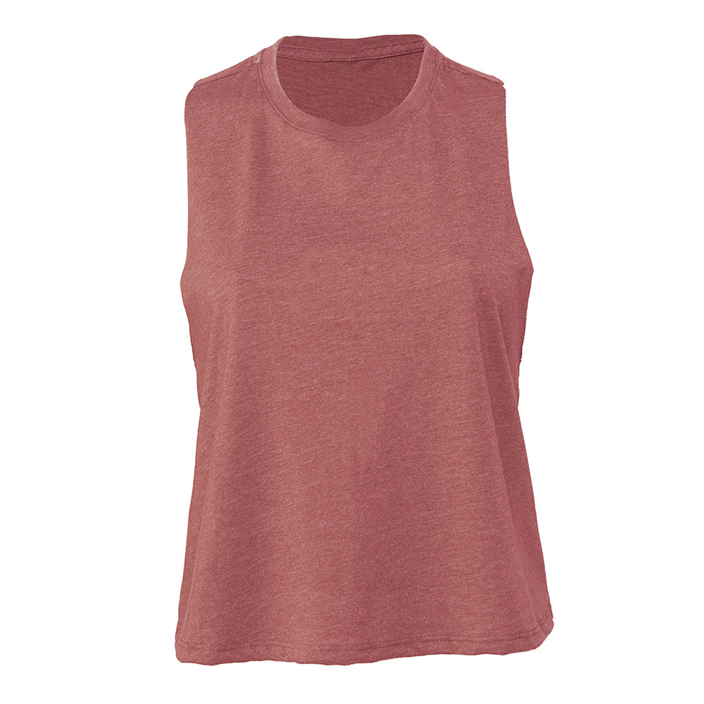 Ladies Cropped Racer Back Vest