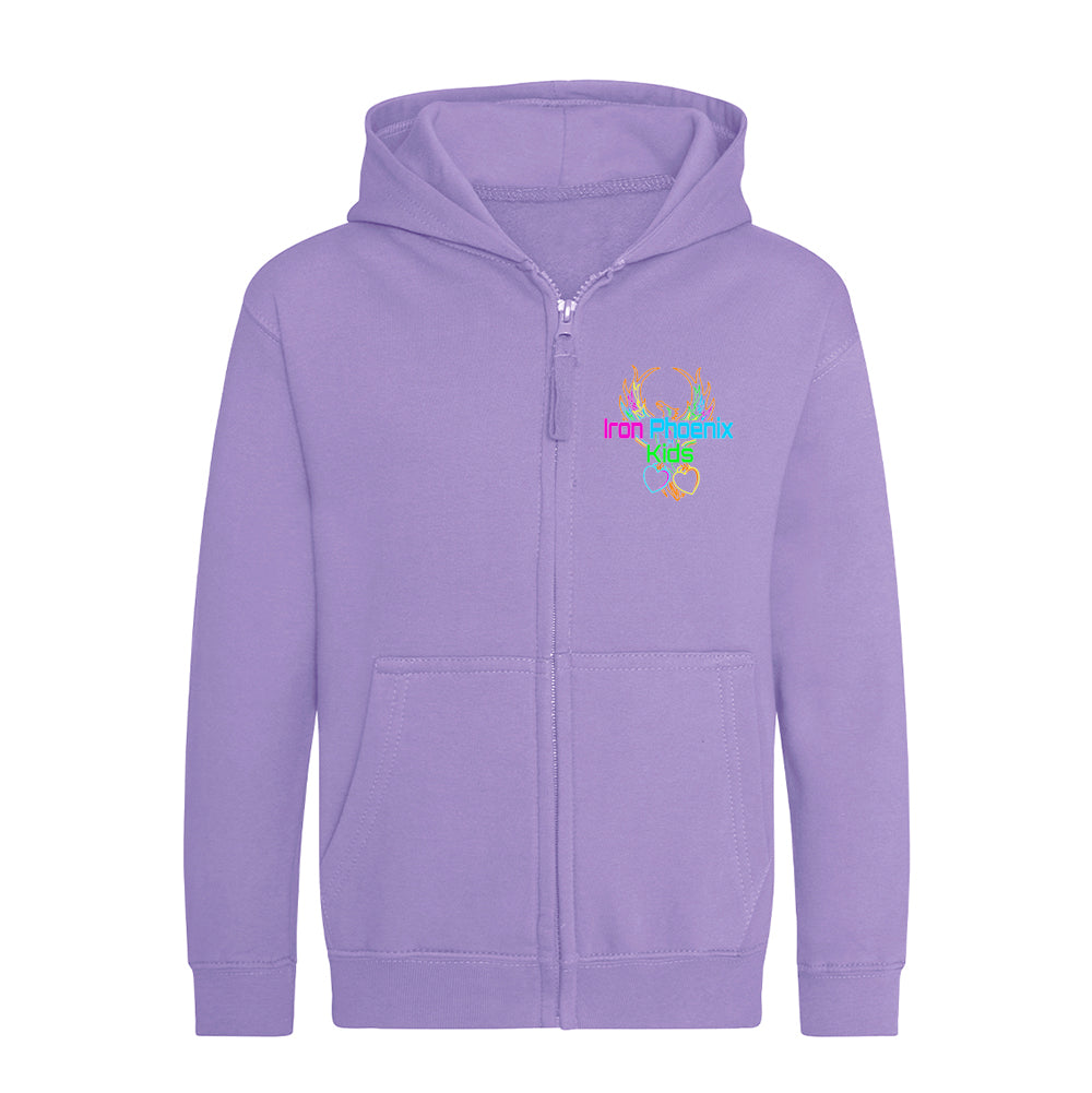 Iron Phoenix - Kids Zip Up Hoodie