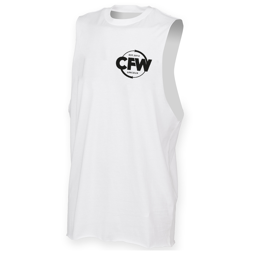 CrossFit Witham - Mens Muscle Vest - Circle logo