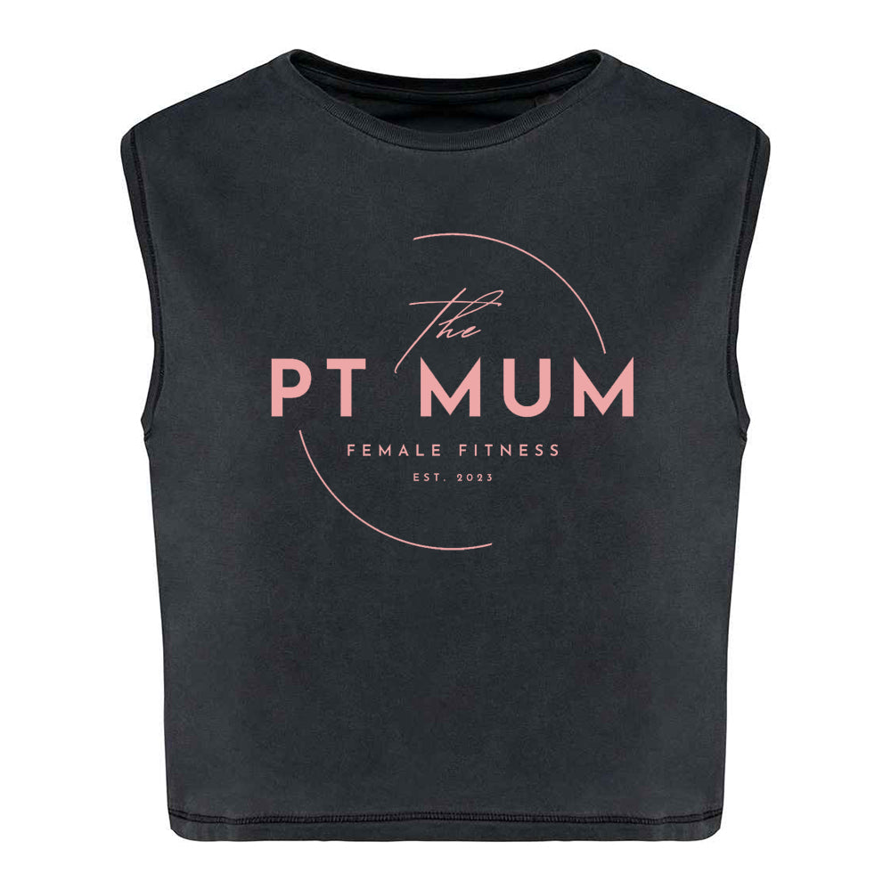 The PT Mum - Ladies Cropped Tank Top