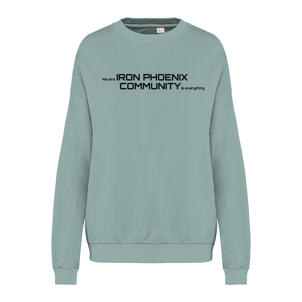 Iron Phoenix Oversized Sweatshirt - Community Print