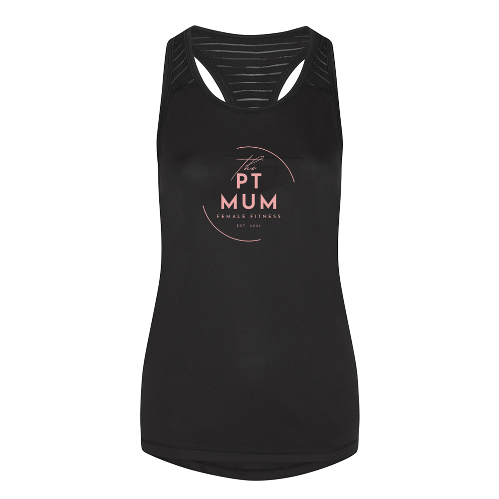The PT Mum - Racer back Ladies Sports Vest