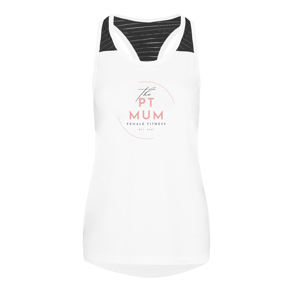 The PT Mum - Racer back Ladies Sports Vest