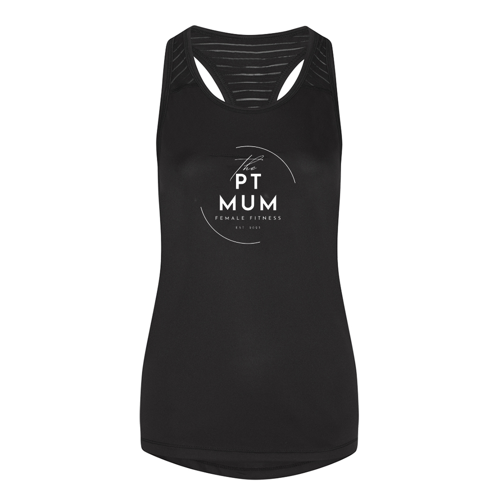 The PT Mum - Racer back Ladies Sports Vest