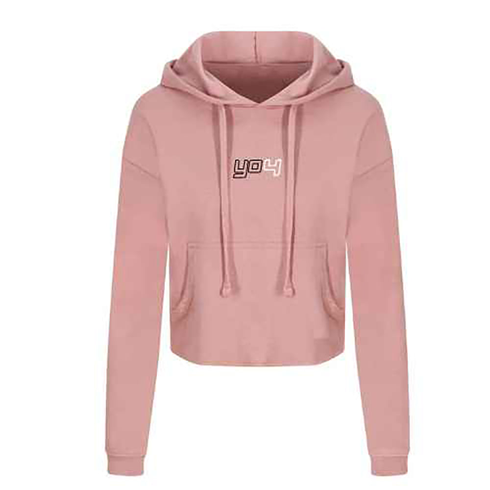 YO4 - Cropped Ladies Hoodie