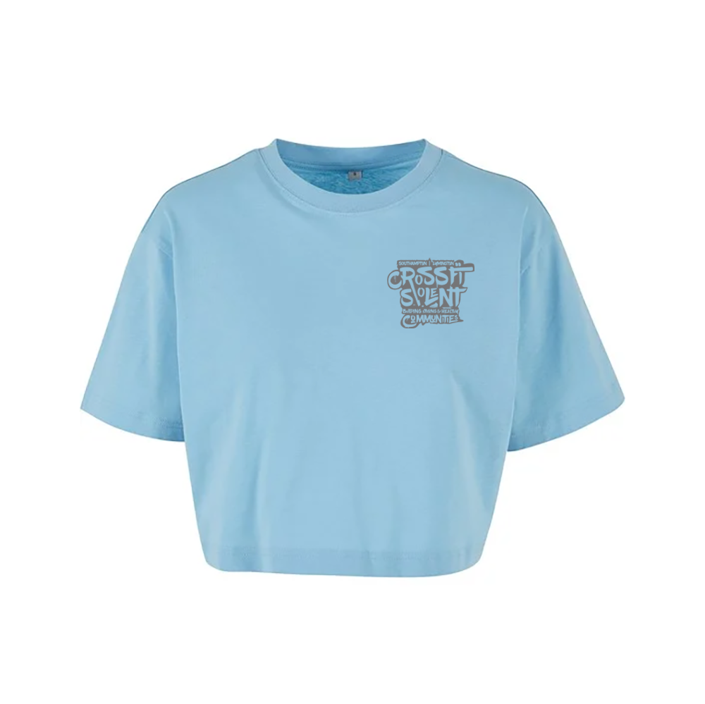 SOLENT CROSSFIT - Ladies Cropped T shirt - Community Print