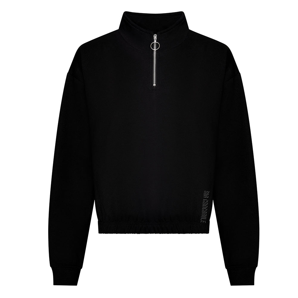 Cropped 1/4 zip Sweatshirt