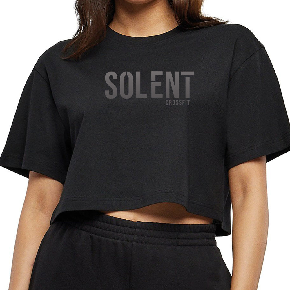 SOLENT CROSSFIT - Ladies Cropped T shirt - Standard Print