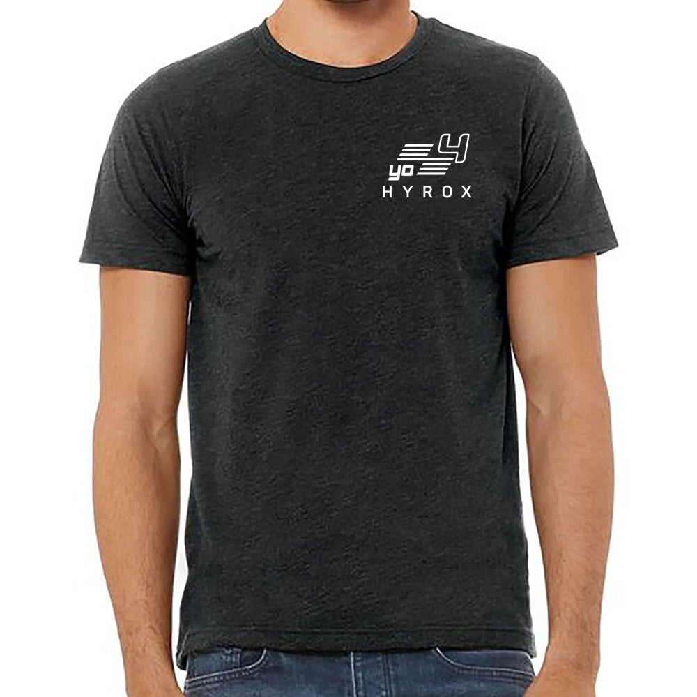 YO4 - Tri Blend T Shirt - Hyrox Print