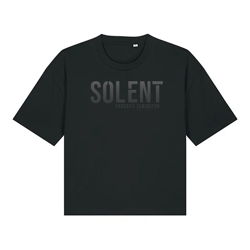 SOLENT LYMINGTON - Ladies Boxy short T shirt - Standard print