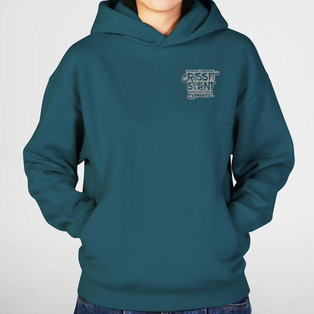 Oversized heavyweight hoodie - COMMUNITY PRINT