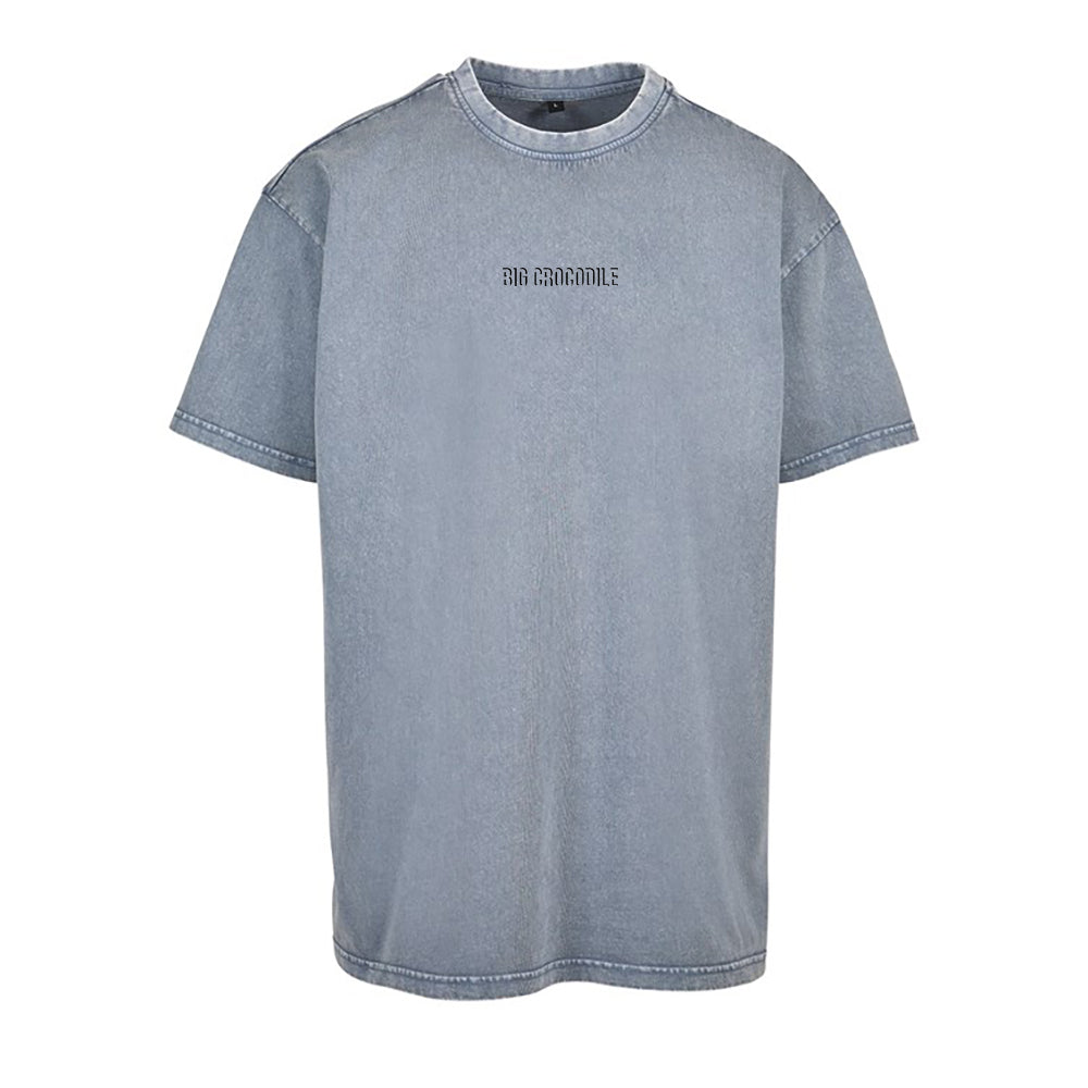 Sale Item - Oversized Heavyweight T shirt - Acid Blue