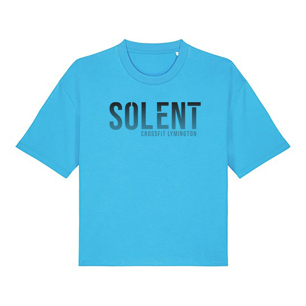 SOLENT LYMINGTON - Ladies Boxy short T shirt - Standard print