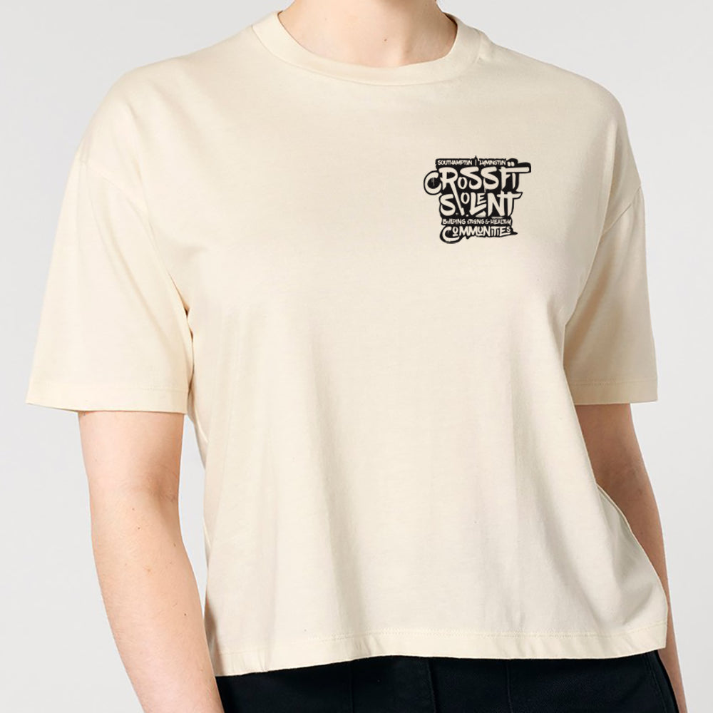 SOLENT CROSSFIT - Ladies Boxy T shirt - Community Print T Shirt