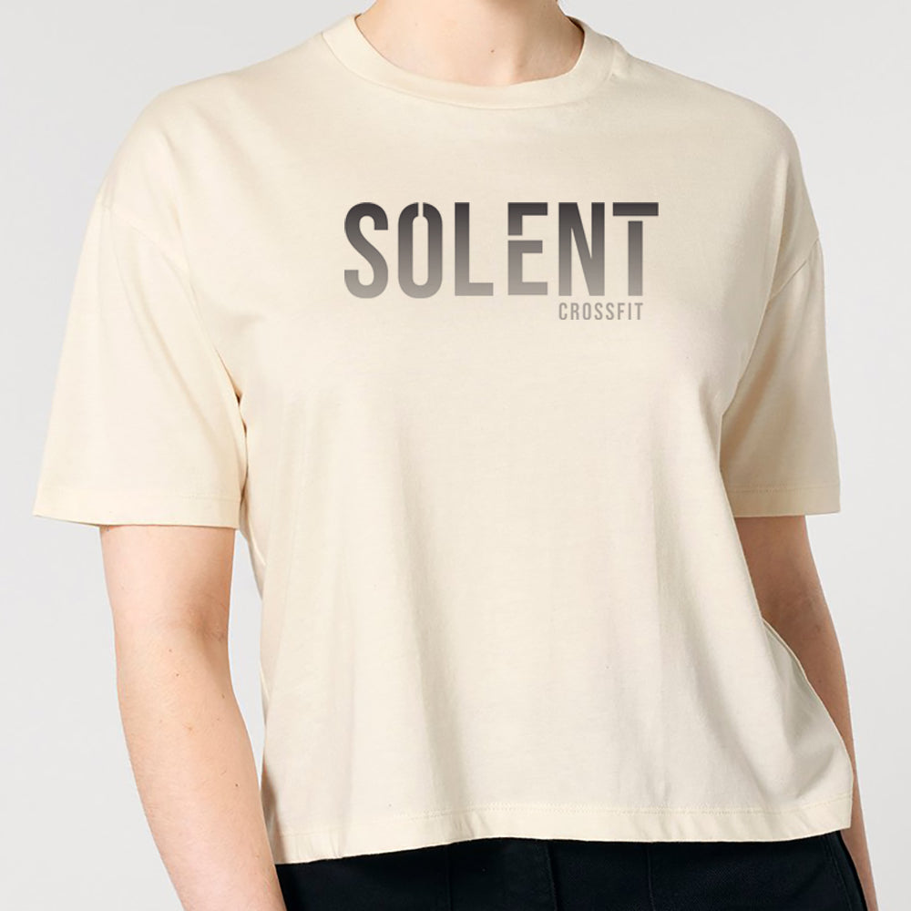 Ladies Boxy short T shirt - Standard Solent Print