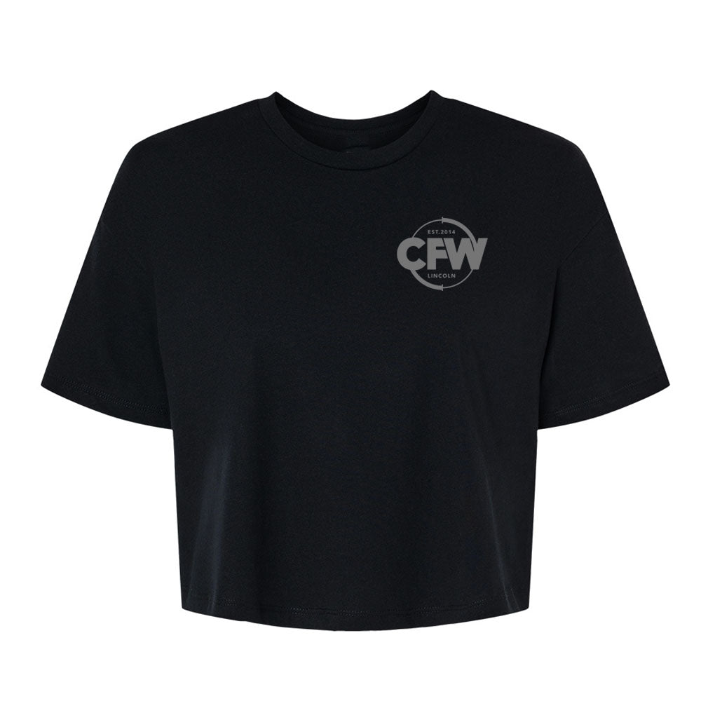 CrossFit Witham Lincoln - Cropped T shirt - Circle Print