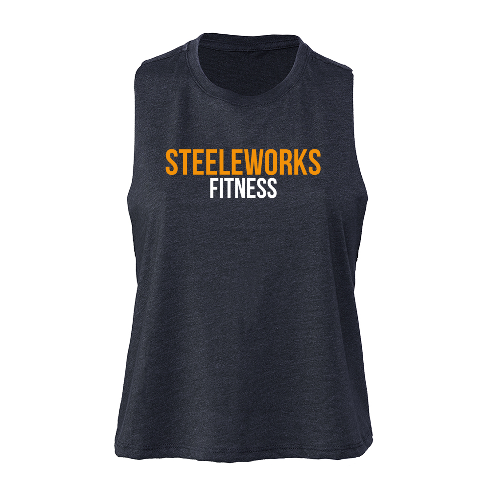 Steeleworks Fitness cropped racer back vest