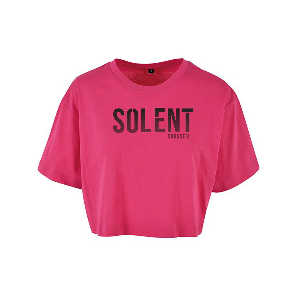 SOLENT CROSSFIT - Ladies Cropped T shirt - Standard Print