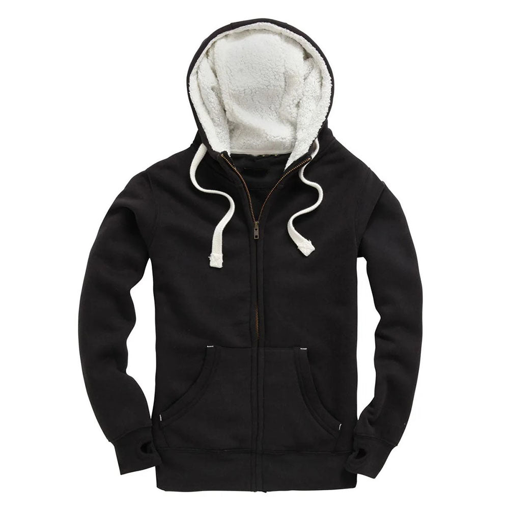 Fleece Lined Zip Up Hoodie - unbranded - XL